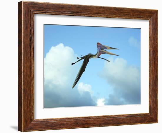 Zhejiangopterus, a Genus of Azhdarchid Pterosaur-null-Framed Art Print