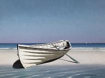 White Boat on Beach-Zhen-Huan Lu-Photographic Print
