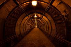 Old Dark Red Tunnel-Zholobov Vadim-Premier Image Canvas