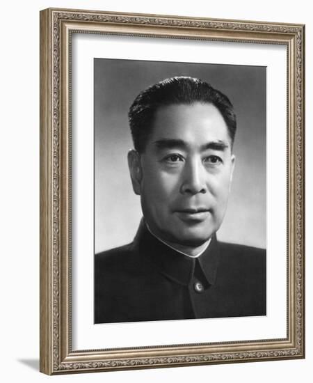 Zhou Enlai, First Premier of the People's Republic of China, C1950s-null-Framed Photographic Print