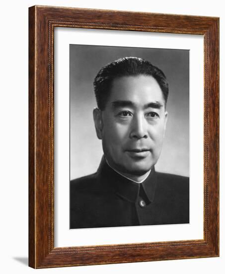 Zhou Enlai, First Premier of the People's Republic of China, C1950s-null-Framed Photographic Print