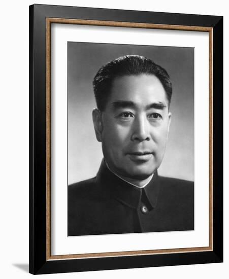 Zhou Enlai, First Premier of the People's Republic of China, C1950s-null-Framed Photographic Print