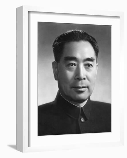 Zhou Enlai, First Premier of the People's Republic of China, C1950s-null-Framed Photographic Print