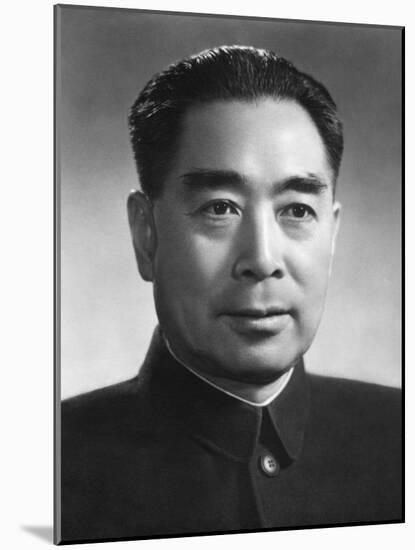 Zhou Enlai, First Premier of the People's Republic of China, C1950s-null-Mounted Photographic Print