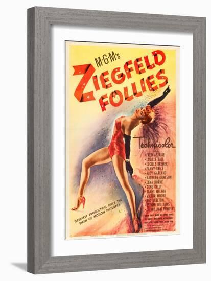 Ziegfeld Follies, 1946-null-Framed Art Print