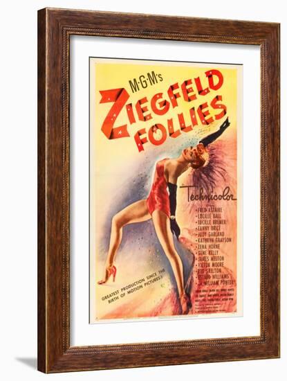 Ziegfeld Follies, 1946-null-Framed Art Print