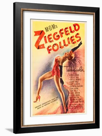 Ziegfeld Follies, 1946-null-Framed Art Print