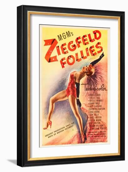 Ziegfeld Follies, 1946-null-Framed Art Print