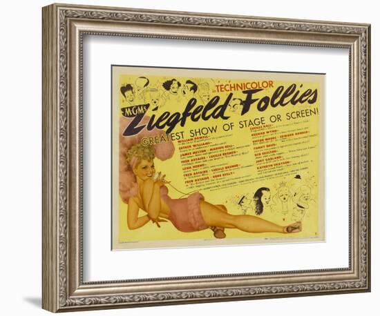 Ziegfeld Follies, 1946-null-Framed Art Print