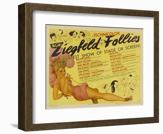 Ziegfeld Follies, 1946-null-Framed Art Print