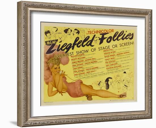 Ziegfeld Follies, 1946-null-Framed Art Print