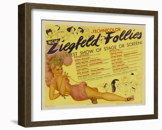 Ziegfeld Follies, 1946-null-Framed Art Print