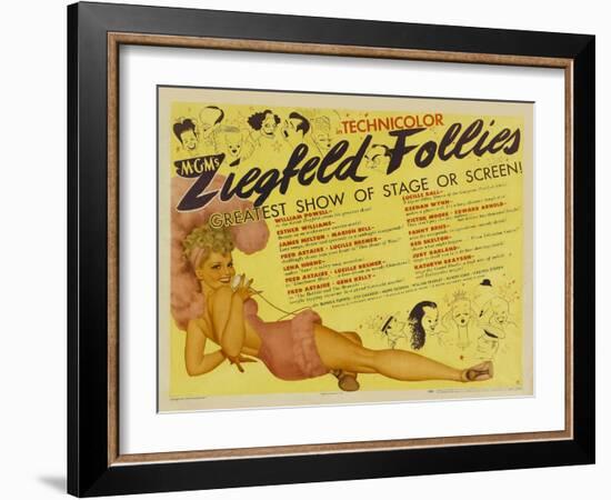 Ziegfeld Follies, 1946-null-Framed Art Print