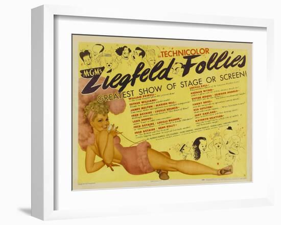 Ziegfeld Follies, 1946-null-Framed Art Print