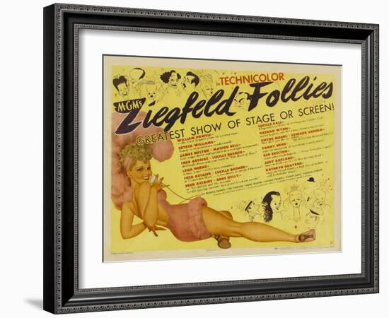 Ziegfeld Follies, 1946-null-Framed Art Print