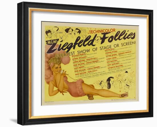 Ziegfeld Follies, 1946-null-Framed Art Print