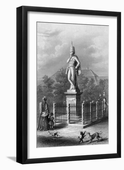 Ziethen Statue-H Leutemann-Framed Art Print