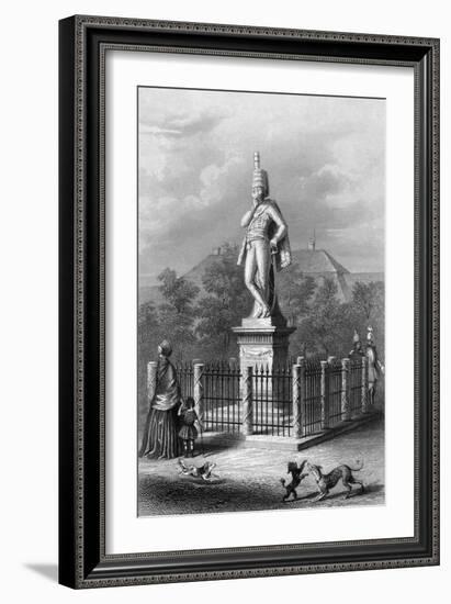 Ziethen Statue-H Leutemann-Framed Art Print