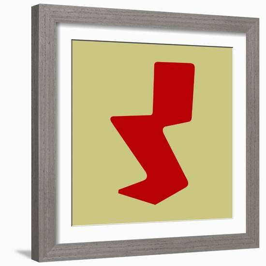 Zig Zag Chair I-Anita Nilsson-Framed Art Print