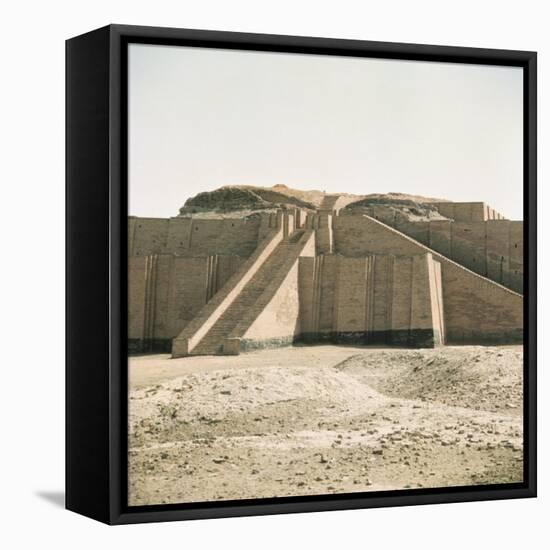 Ziggurat in Sumerian City Dating from around 4500-400Bc, Ur, Iraq, Middle East-Richard Ashworth-Framed Premier Image Canvas