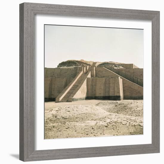 Ziggurat in Sumerian City Dating from around 4500-400Bc, Ur, Iraq, Middle East-Richard Ashworth-Framed Photographic Print