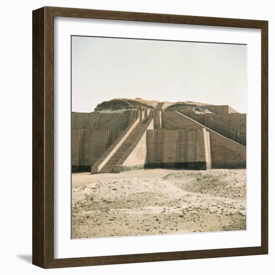 Ziggurat in Sumerian City Dating from around 4500-400Bc, Ur, Iraq, Middle East-Richard Ashworth-Framed Photographic Print