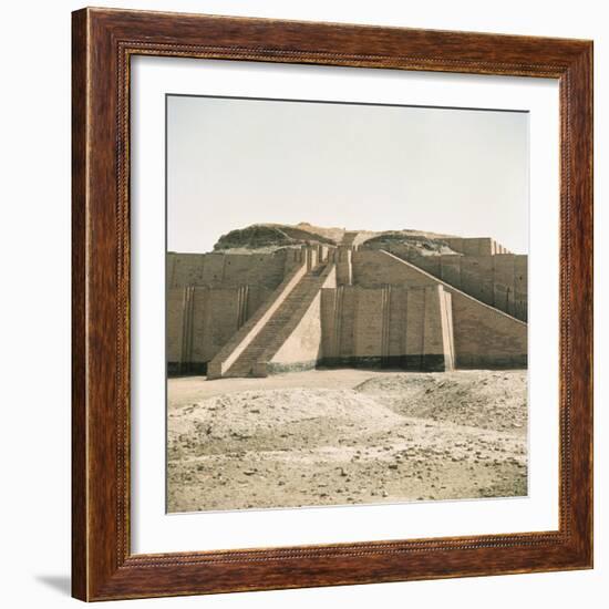 Ziggurat in Sumerian City Dating from around 4500-400Bc, Ur, Iraq, Middle East-Richard Ashworth-Framed Photographic Print