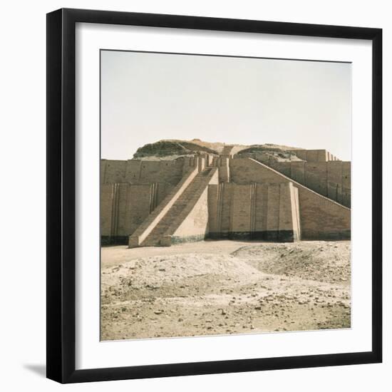 Ziggurat in Sumerian City Dating from around 4500-400Bc, Ur, Iraq, Middle East-Richard Ashworth-Framed Photographic Print