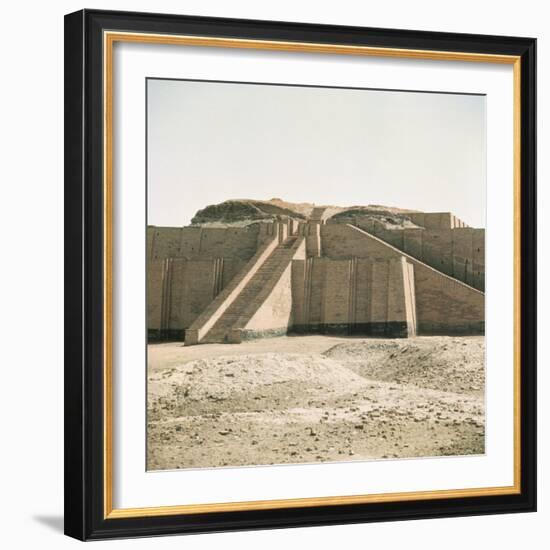 Ziggurat in Sumerian City Dating from around 4500-400Bc, Ur, Iraq, Middle East-Richard Ashworth-Framed Photographic Print