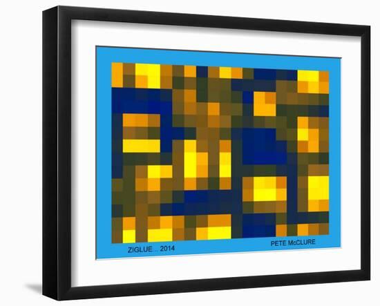 ZIGLUE, 2013-Peter McClure-Framed Giclee Print