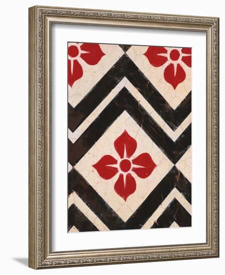 Zigzag Textile-Hope Smith-Framed Art Print