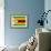 Zimbabwe Flag Design with Wood Patterning - Flags of the World Series-Philippe Hugonnard-Framed Premium Giclee Print displayed on a wall