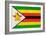 Zimbabwe Flag Design with Wood Patterning - Flags of the World Series-Philippe Hugonnard-Framed Premium Giclee Print