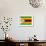 Zimbabwe Flag Design with Wood Patterning - Flags of the World Series-Philippe Hugonnard-Framed Premium Giclee Print displayed on a wall