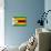 Zimbabwe Flag Design with Wood Patterning - Flags of the World Series-Philippe Hugonnard-Art Print displayed on a wall