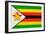 Zimbabwe Flag Design with Wood Patterning - Flags of the World Series-Philippe Hugonnard-Framed Art Print