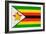 Zimbabwe Flag Design with Wood Patterning - Flags of the World Series-Philippe Hugonnard-Framed Art Print