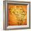 Zimbabwe on Actual Map of Africa-michal812-Framed Premium Giclee Print