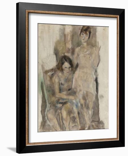 Zimette et Mireille-Jules Pascin-Framed Giclee Print