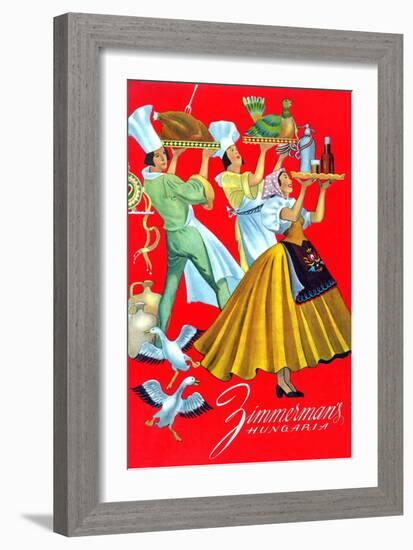 Zimmerman's Hungaria-null-Framed Art Print