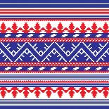 Set of Ethnic Ornament Pattern in Different Colors. Vector Illustration. from Collection of Balto-S-Zinaida Zaiko-Art Print