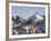 Zinalrothorn, 4221M, Mountain Scenery in Cervinia Ski Resort, Valle D'Aosta, Italian Alps-Christian Kober-Framed Photographic Print