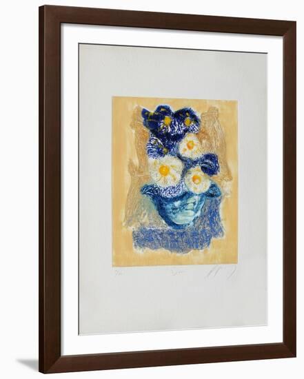 Zinnia-Jean-marie Guiny-Framed Limited Edition