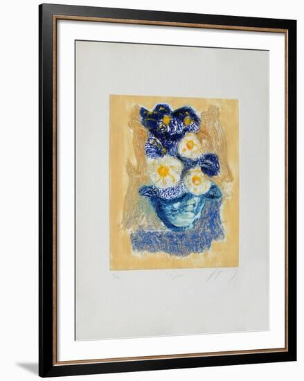 Zinnia-Jean-marie Guiny-Framed Limited Edition