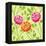 Zinnias I-Patty Young-Framed Stretched Canvas