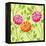 Zinnias I-Patty Young-Framed Stretched Canvas