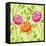 Zinnias I-Patty Young-Framed Stretched Canvas