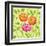 Zinnias II-Patty Young-Framed Art Print