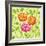 Zinnias II-Patty Young-Framed Art Print