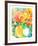 Zinnias-Ronald Julius Christensen-Framed Limited Edition